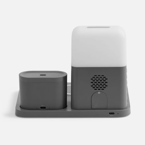 Зарядная станция с часами и подсветкой Large Charge ver.2 (серый)