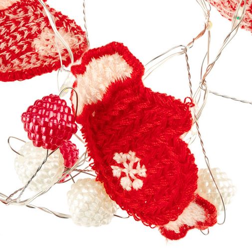 Гирлянда Merry Mittens (Красная)