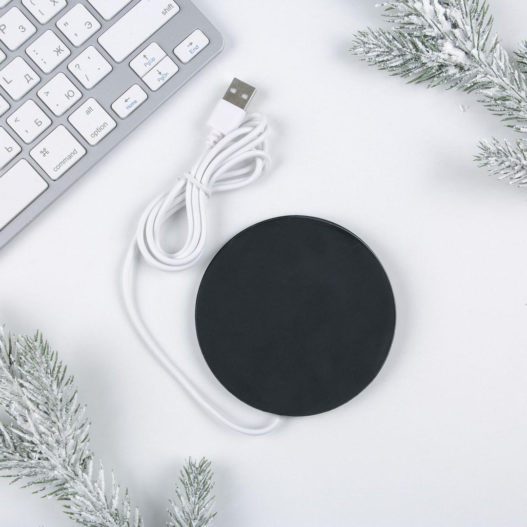 USB Подогреватель для чашки Как новый год встретишь, так тебе и надо USB Подогреватель для чашки Как новый год встретишь, так тебе и надо