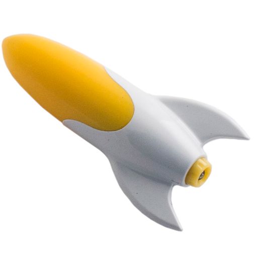 Ручка с фонариком Ракета (Желтый)