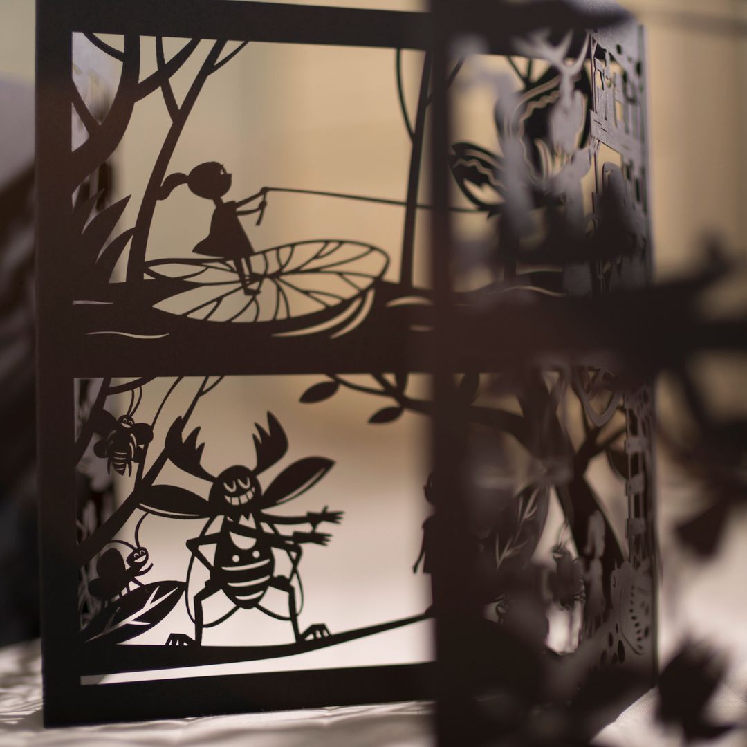 Книга Театр теней Дюймовочка Книга Театр теней Дюймовочка