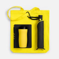 Подарочный набор Flexpen Black Walk (черный с желтым)