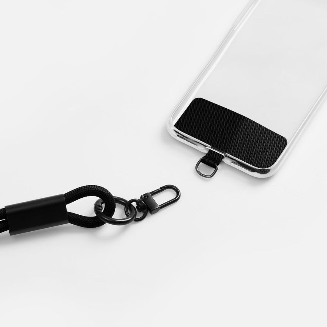 Кабель-ланьярд energyFlex Power Delivery 60 Вт (черный)