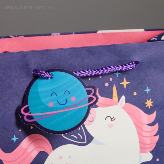 Подарочный пакет Unicorn (27 х 23  х 11,5 см)