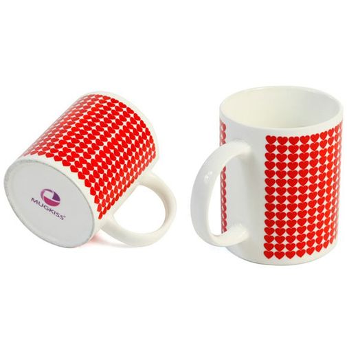 Термокружка Сердечки В остывшем виде