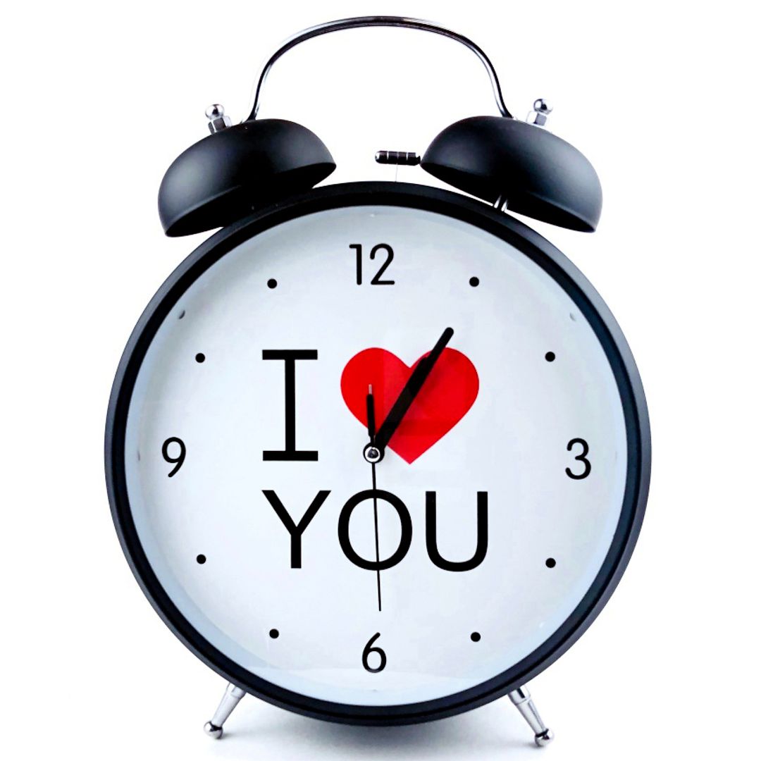 Гигантский будильник I love you