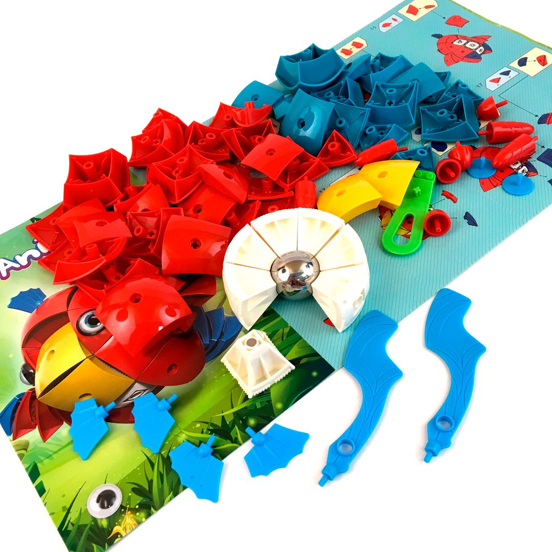 Магнитный конструктор Animag Попугай Магнитный конструктор Animag Попугай