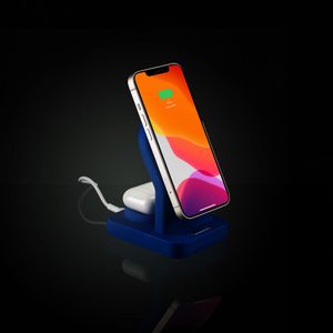 Зарядная станция с подсветкой Cooper Duo (Синяя)