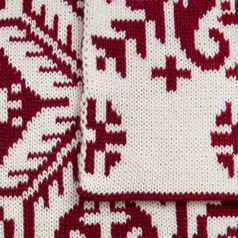 Шарф Wintertude M (красный с белым)