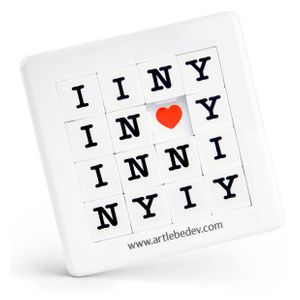 Пятнашка I love NY