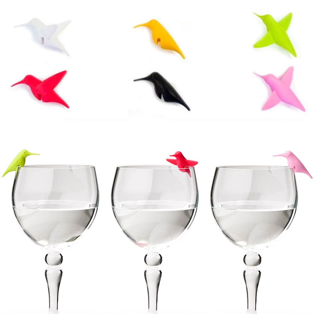 Набор маркеров для бокалов Humming Bird (6 шт)
