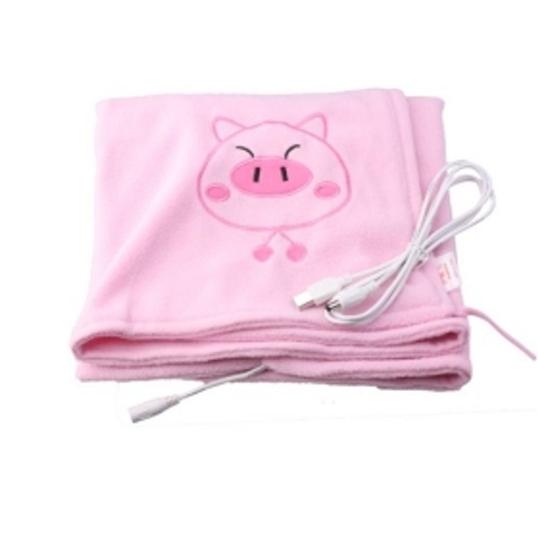 Накидка с подогревом от USB Свинка