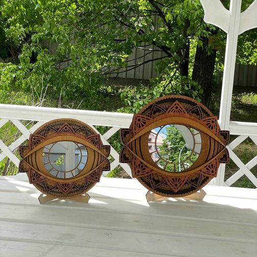 Зеркало-мандала Flower (30 см) Зеркало-мандала Flower (30 см)