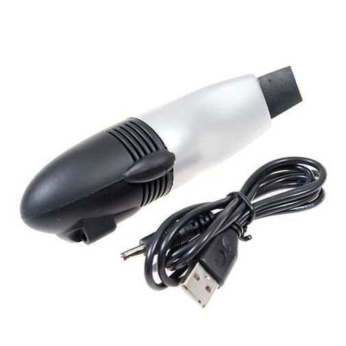 USB Пылесос Серебристо-Черный