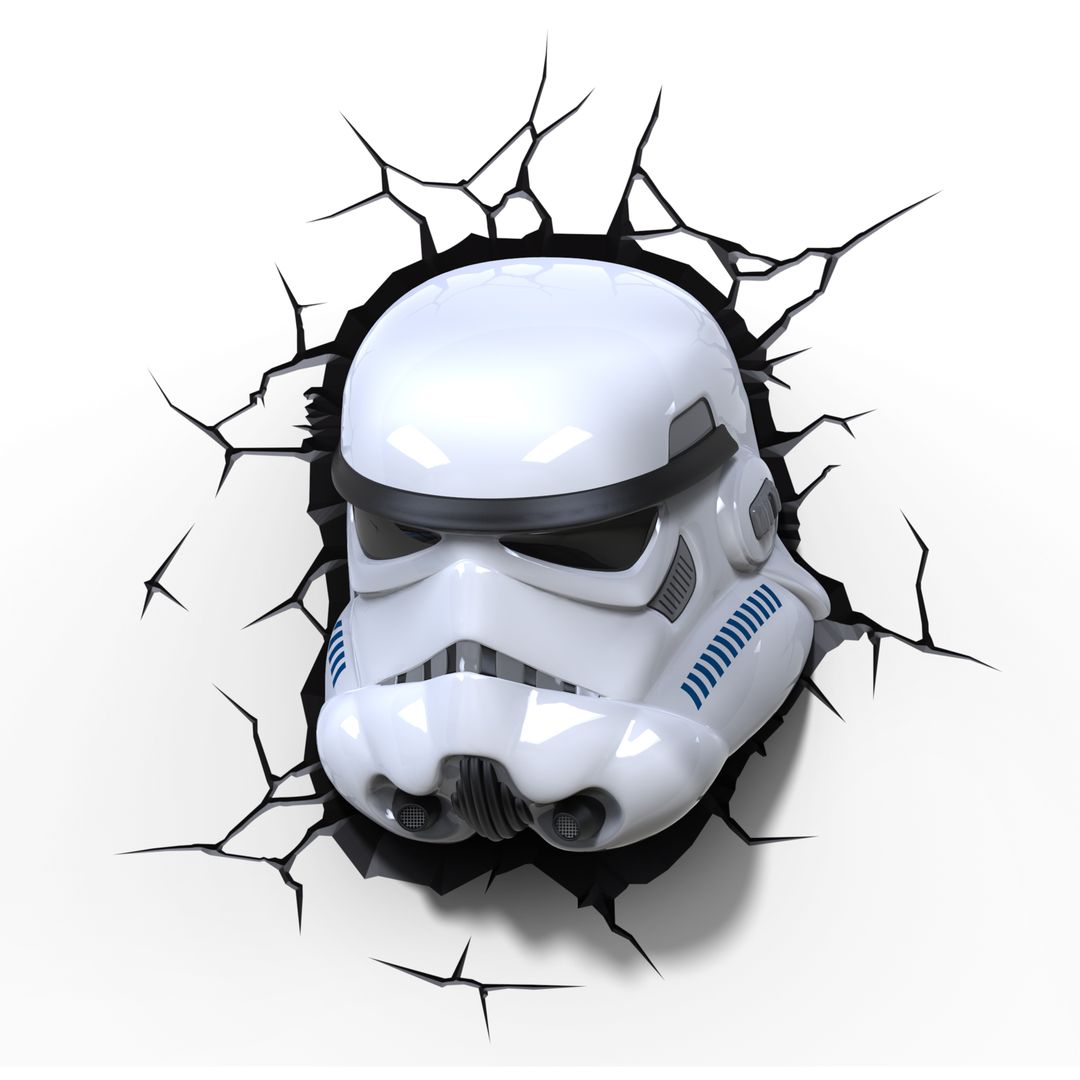 Пробивной 3D светильник Star Wars Stormtrooper Пробивной 3D светильник Star Wars Stormtrooper