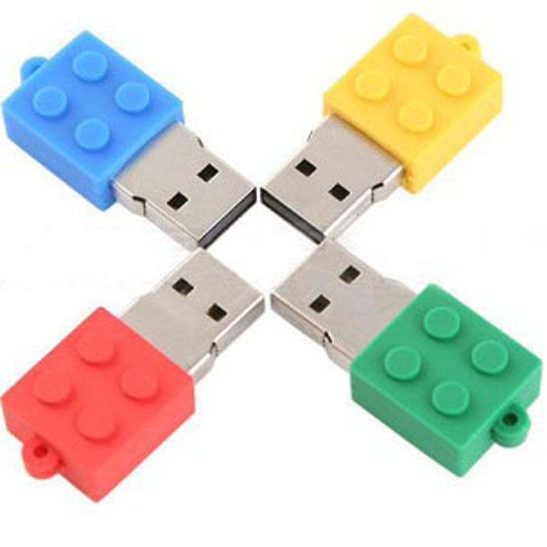 Флешка Лего 8 Гб Разные цвета, без крышек Флешка Лего 8 Гб Разные цвета, без крышек