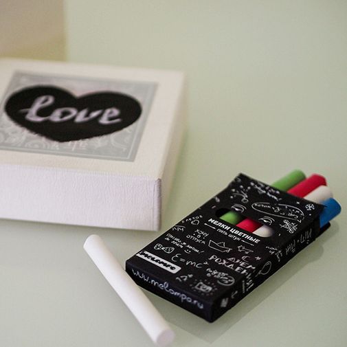 Наклейки для записей мелом Сердечки Меломпо Наклейки для записей мелом Сердечки Меломпо