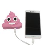 Внешний аккумулятор Power Bank Emoji Розовая какашка