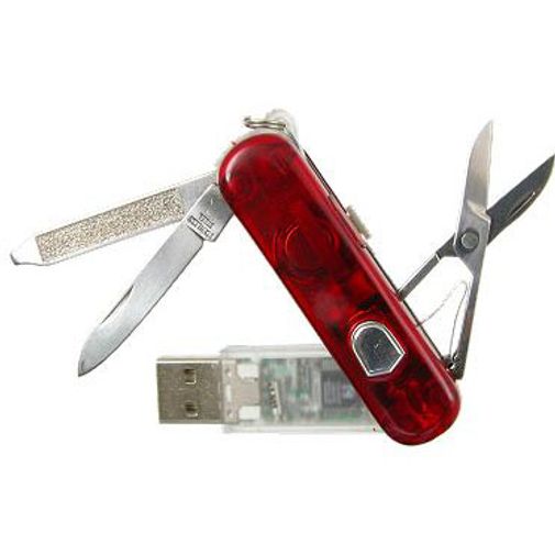 Флешка Швейцарский нож 8 Гб (Красный) Флешка Швейцарский нож 8 Гб (Красный)