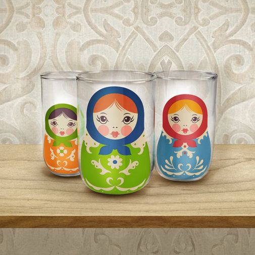 Стаканы Матрешка Babushkups Стаканы Матрешка Babushkups