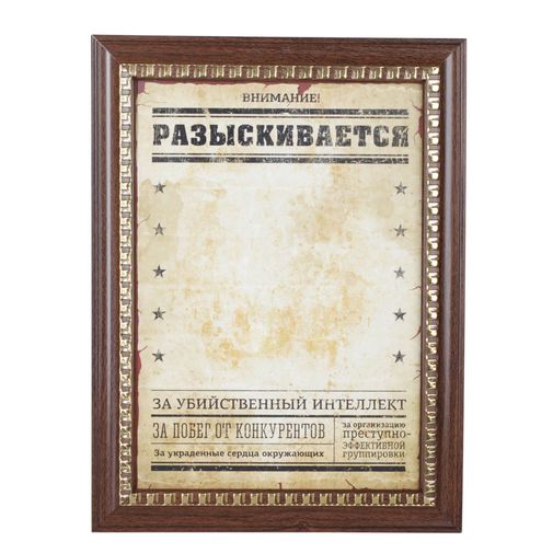 Фоторамка-панно Внимание! Розыск! Фоторамка-панно Внимание! Розыск!