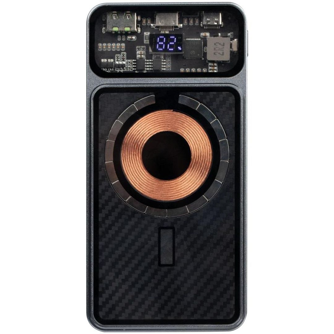 Магнитный беспроводной аккумулятор Cooper Prime 10000 мАч (Серый графит)