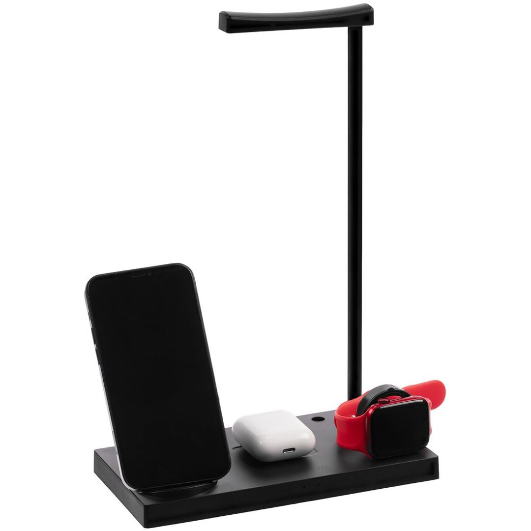 Зарядная станция с лампой Quick Trick (черный)