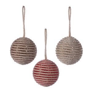 Набор елочных украшений Rustic diamonds из коллекции New Year Essential, 3 шт. Набор елочных украшений Rustic diamonds из коллекции New Year Essential, 3 шт.