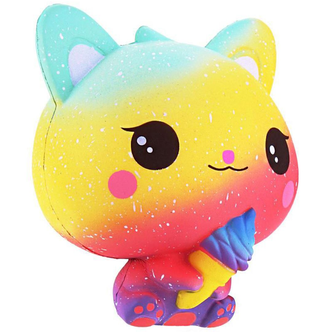 Антистресс Сквиши Котенок с мороженым