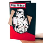 Открытка Star Wars Happy Birthday Штурмовик