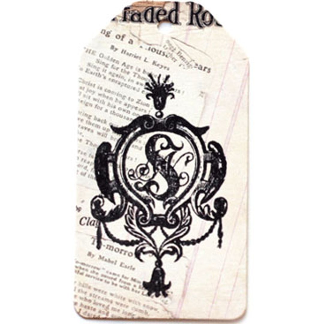 Бирка упаковочная Викторианская — погон