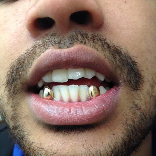 Накладной Золотой зуб HipHop Grillz Накладной Золотой зуб HipHop Grillz