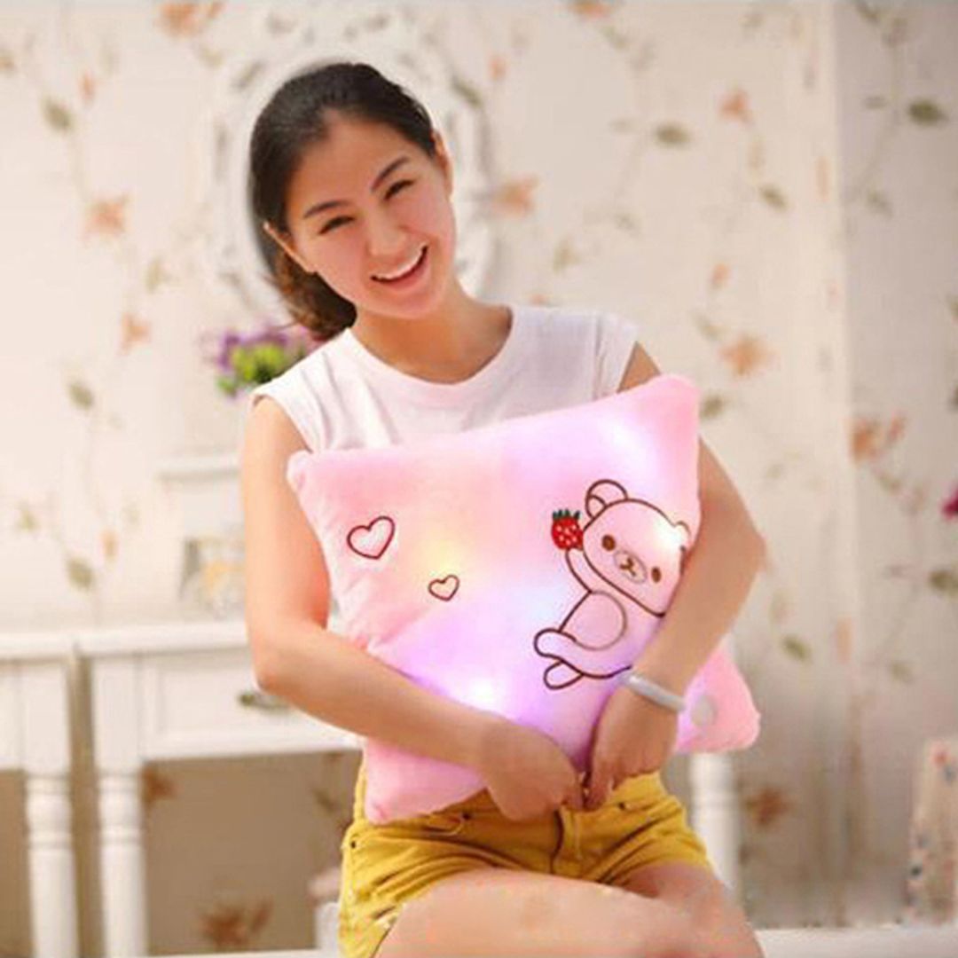 Светящаяся подушка Мишка В жизни