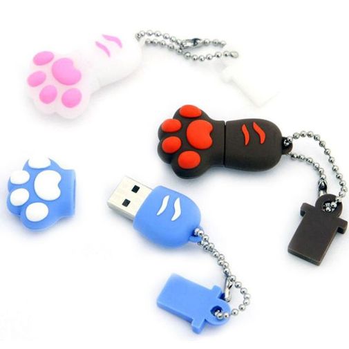 Флешка Кошачья лапа 8Гб в ассортименте Флешка Кошачья лапа 8Гб в ассортименте