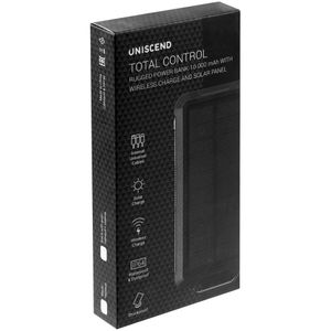 Аккумулятор защищенный Total Control 10000 мАч (Черный)