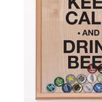 Копилка для пивных крышек Keep Calm And Drink Beer