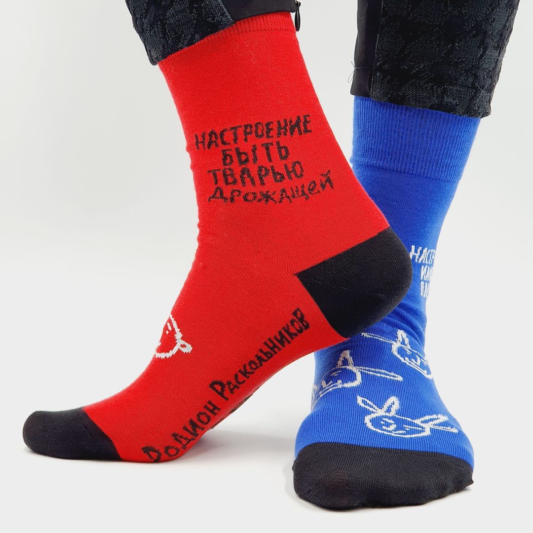 Носки Настроение право иметь или быть тварью дрожащей Носки Настроение право иметь или быть тварью дрожащей