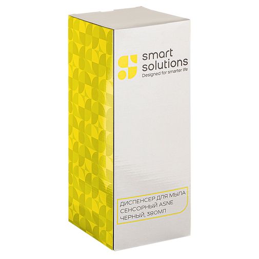 Сенсорный диспенсер для мыла Asne черный (380 мл)