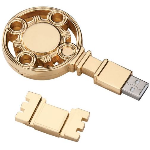 Флешка Золотой ключик 8 Гб Со снятой крышкой