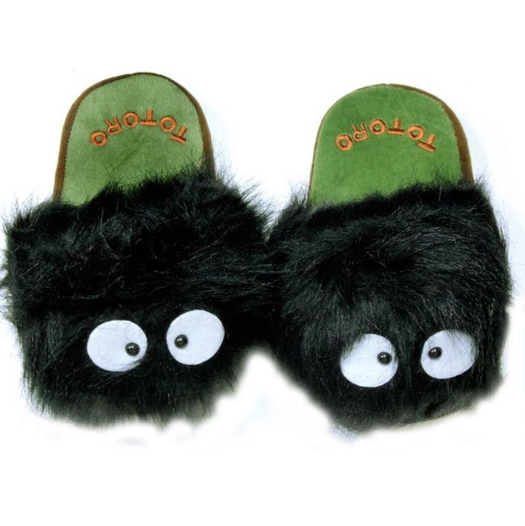 Тапочки Черные Чернушки из мультфильма Тоторо