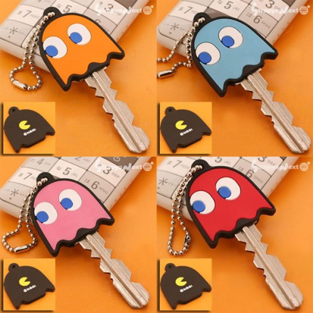 Чехлы для ключей Pac-Man (4 шт.) Чехлы для ключей Pac-Man (4 шт.)