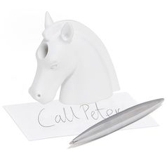 Ручка и пресс-папье Единорог Unicorn (Белый)