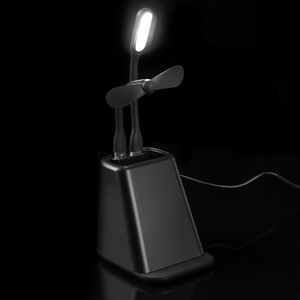 Настольный органайзер с зарядкой, лампой и вентилятором powerTower
