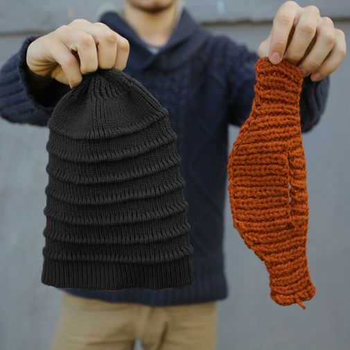 Шапка с бородой Шапка с бородой