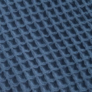 Плед вафельный Elenglect (темно-синий)