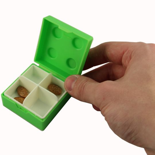 Таблетница Лего (Зеленая)