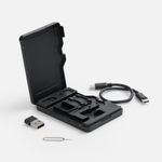 Футляр для карт памяти и SIM-карт Multitask (черный)