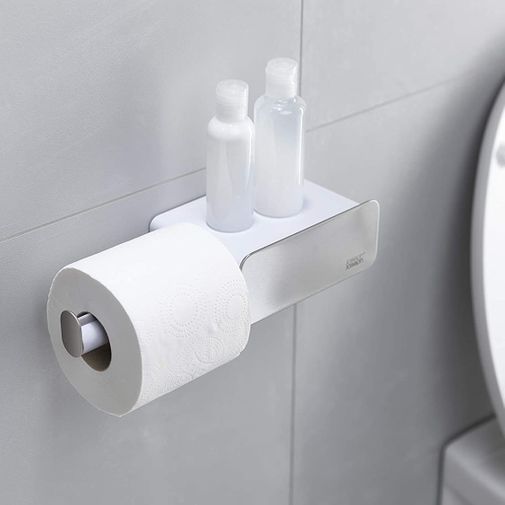 Держатель для туалетной бумаги с отсеком для хранения EasyStore Steel Держатель для туалетной бумаги с отсеком для хранения EasyStore Steel