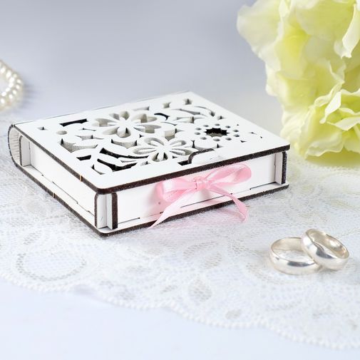 Шкатулка под кольца Цветочная Шкатулка под кольца Цветочная