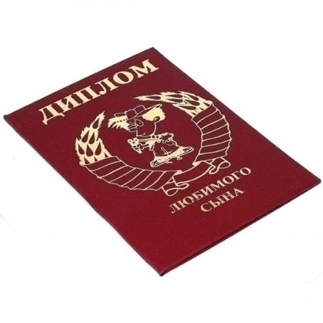Диплом любимого сына